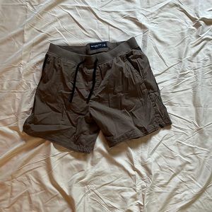 Abercrombie athletic brown shorts